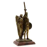 Amleto Cataldi, Untitled, raised on a marble plinth