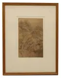 Joseph Powell, Untitled, pencil and sepia wash