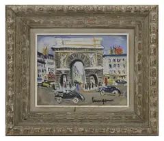 Lucien Génin, Untitled, gouache on paper