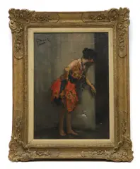 Albert Ludovici, Untitled, u.l oil on canvas 36 x 26cm Christie's lot 1090