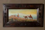 José Ortega, Untitled, oil on canvas 25 x 57cm