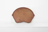 Robert 'Mouseman' Thompson, Untitled, of kidney-shaped form with carved mouse handles