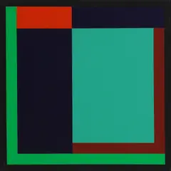 John Holden, Untitled, oil on canvas 60.5 x 60.5cm