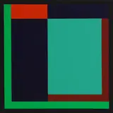John Holden, Untitled, oil on canvas 60.5 x 60.5cm