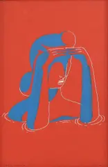 Bryce Wymer, Untitled, gouache 20.5 x 12.5cm