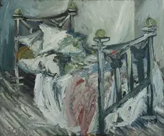 Untitled by Sophie de Stempel, oil on canvas 78.5 x 99cm Provenance: With Albemarle Gallery, sold Mar 2025