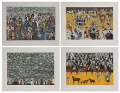 Untitled by Sir Peter Blake, each signed 'Peter Blake' in pencil l.r., sold Mar 2025