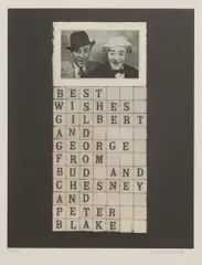 Untitled by Sir Peter Blake, screenprint in colours, sold Mar 2025