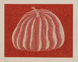 Yayoi Kusama, Untitled, 'Pumpkin' (red) lithograph in colours