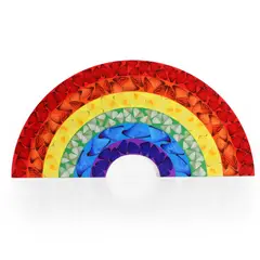 Untitled by Damien Hirst, 'Butterfly Rainbow (Small)' laminated giclée print on aluminium composite panel, sold Mar 2025