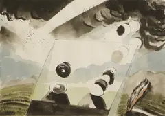 Michael Cullimore, Untitled, pen and ink and watercolour 38.5 x 57cm Provenance: With Austin/Desmond Fine Art Ltd.