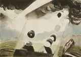 Michael Cullimore, Untitled, pen and ink and watercolour 38.5 x 57cm Provenance: With Austin/Desmond Fine Art Ltd.