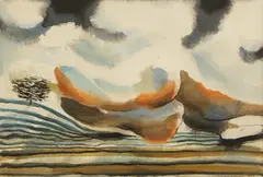 Michael Cullimore, Untitled, brush and ink 38 x 55.5cm