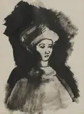 Untitled by Albert Houthuesen, ink and wash 34 x 24.5cm Provenance: With Mercury Gallery, sold Mar 2025