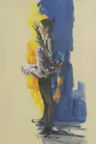 Donald Hamilton Fraser, Untitled, Coppélia mixed media 59 x 37cm Provenance: With W H Patterson