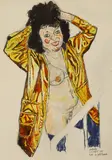 John Bratby, Untitled, mixed media 57 x 38.5cm