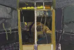 Untitled by Barbara Rae, mixed media collage 12.5 x 16.5cm Provenance: With Leinster Fine Art, sold Mar 2025