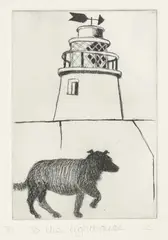Tessa Newcomb, Untitled, 'To the Lighthouse' etching