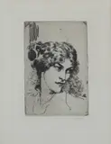Augustus John, Untitled, 1919 (Campbell Dodgson 135) etching