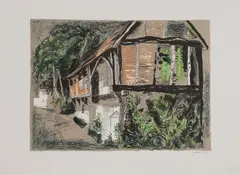 Untitled by John Piper, Buckinghamshire' (Levinson 285) lithograph in colours, sold Mar 2025