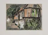 John Piper, Untitled, Buckinghamshire' (Levinson 285) lithograph in colours