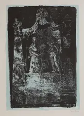 John Piper, Untitled, 1686' (Levinson 126) lithograph in colours