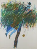 Allen Jones, Untitled, 'Concerning Marriages' lithograph in colours