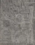Eduardo Paolozzi, Untitled, London. This print appears to be a copy of 'Zaspiak-Blat' from 'The Ravel Suite'