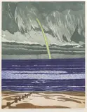 John Brunsdon, Untitled, Southwold' etching and aquatint in colours