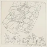 Eduardo Paolozzi, Untitled, 'For Leonardo' etching