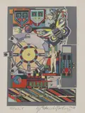 Eduardo Paolozzi, Untitled, 'Brazil' screenprint in colours