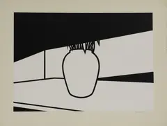 Patrick Caulfield, Untitled, 'Tulips' screenprint