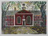 John Piper, Untitled, ‘The Geffrye Museum’ (Levinson 379) screenprint in colours