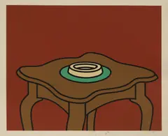 Patrick Caulfield, Untitled, 'Occasional Table' ( Cristea 29) screenprint in colours