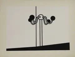 Untitled by Patrick Caulfield, 'Coat Stand' screenprint, sold Mar 2025