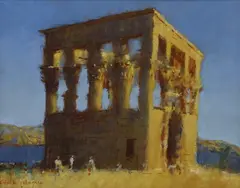 Untitled by Grenville George Cottingham, oil on board 21 x 26cm Exhibited: The Mall Galleries, sold Mar 2025