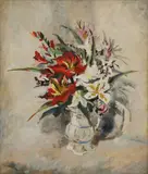 Rowland Suddaby, Untitled, oil over pencil on paper 57 x 50cm Provenance: With the Redfern Gallery