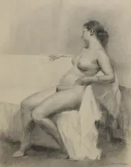 Yuri Gusev, Untitled, pencil 66 x 48cm