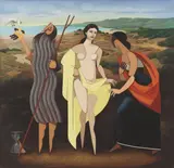 José María Córdoba, Untitled, oil on canvas laid on board 160 x 160cm