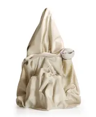 Marina Karella, Untitled, Draped figure resin with shell
