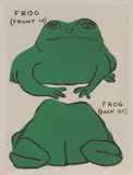 David Shrigley, Untitled, 2021 offset lithograph in colours