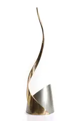 John Robinson, Untitled, Untitled polished bronze and aluminium