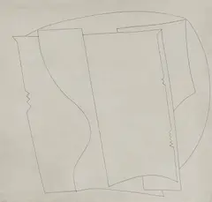 Untitled by Ben Nicholson, 'Ronco' etching, sold Apr 2025