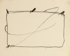 Untitled by Roger Hilton, Untitled charcoal 20 x 25cm, sold Apr 2025