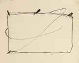 Roger Hilton, Untitled, Untitled charcoal 20 x 25cm