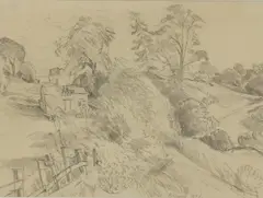 Untitled by John Aldridge, pencil 18.5 x 24.5cm Provenance: From the artist's studio and estate, sold Apr 2025