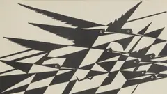 Edward McKnight Kauffer, Untitled, 1917 woodcut