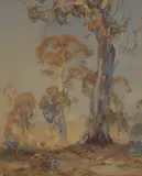 Hans Heysen, Untitled, watercolour 38 x 31cm
