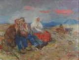 Reg Gammon, Untitled, oil on board 45 x 57cm Provenance: The collection of Robert and Jenny ​Borgerhoff Mulder.