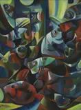 Marinos Georgaras, Untitled, oil on canvas 61 x 45cm Provenance: Acquired directly from the artist in Zante in 1993.
